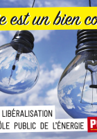 L'énergie est un bien commun : stop à la libéralisation pour un pôle public de l'énergie